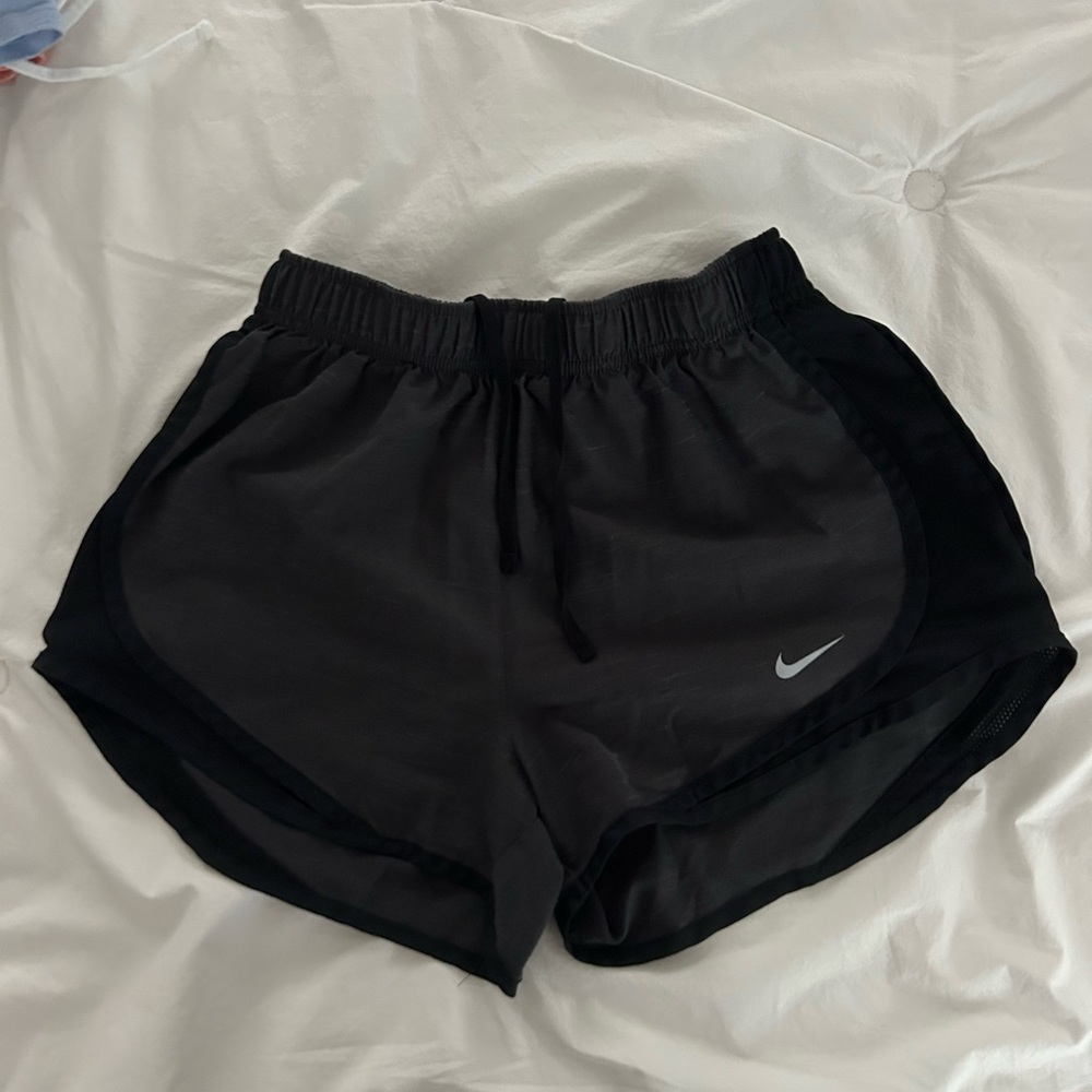 Nike Black Athletic Shorts with Elastic Waistband